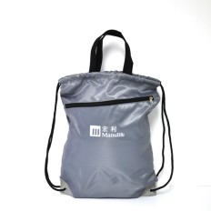 Polyester  drawstrings gym bag with handle